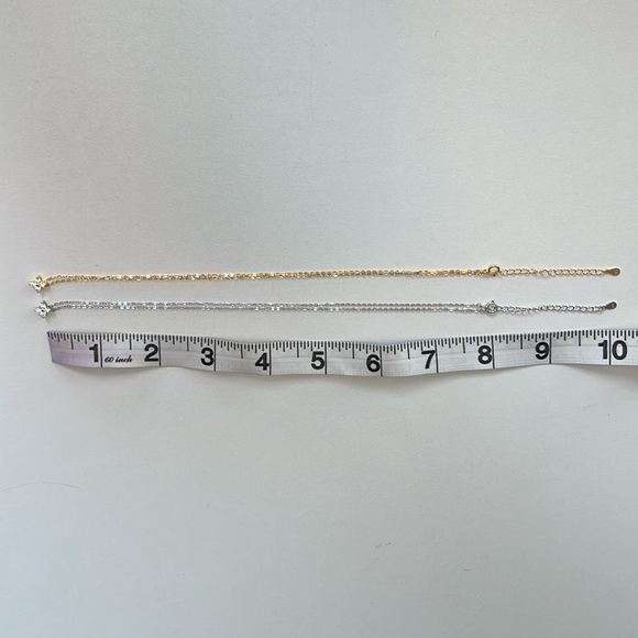 Elegant 925 Sterling Silver Gold and Silver Necklace - Picture 11 of 11